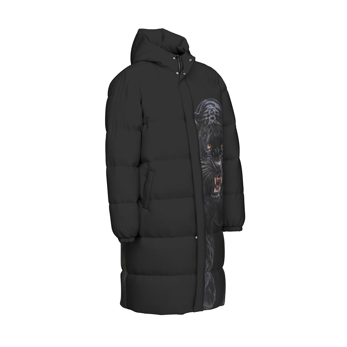All-Over Print Unisex Long Down Jacket