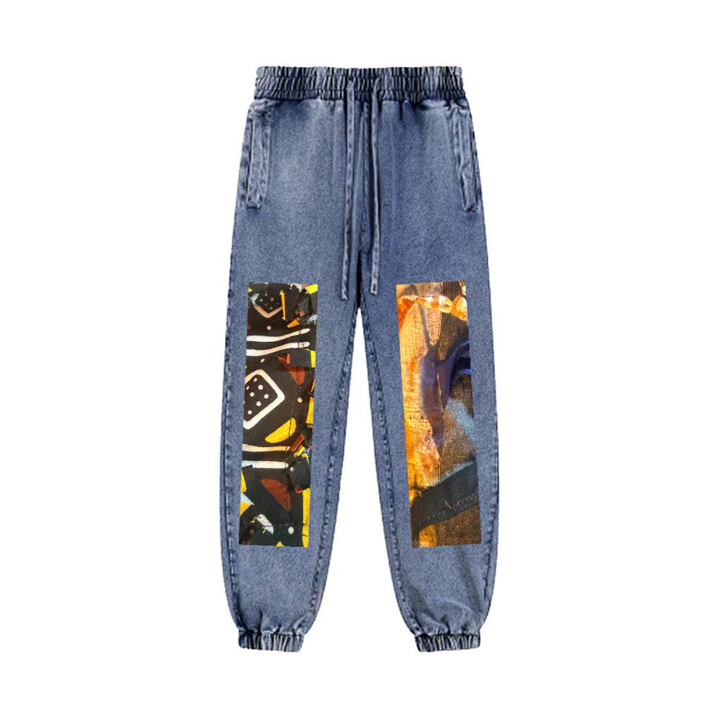 Men’s Vintage Wash Jogger Sweatpants|380GSM DTF