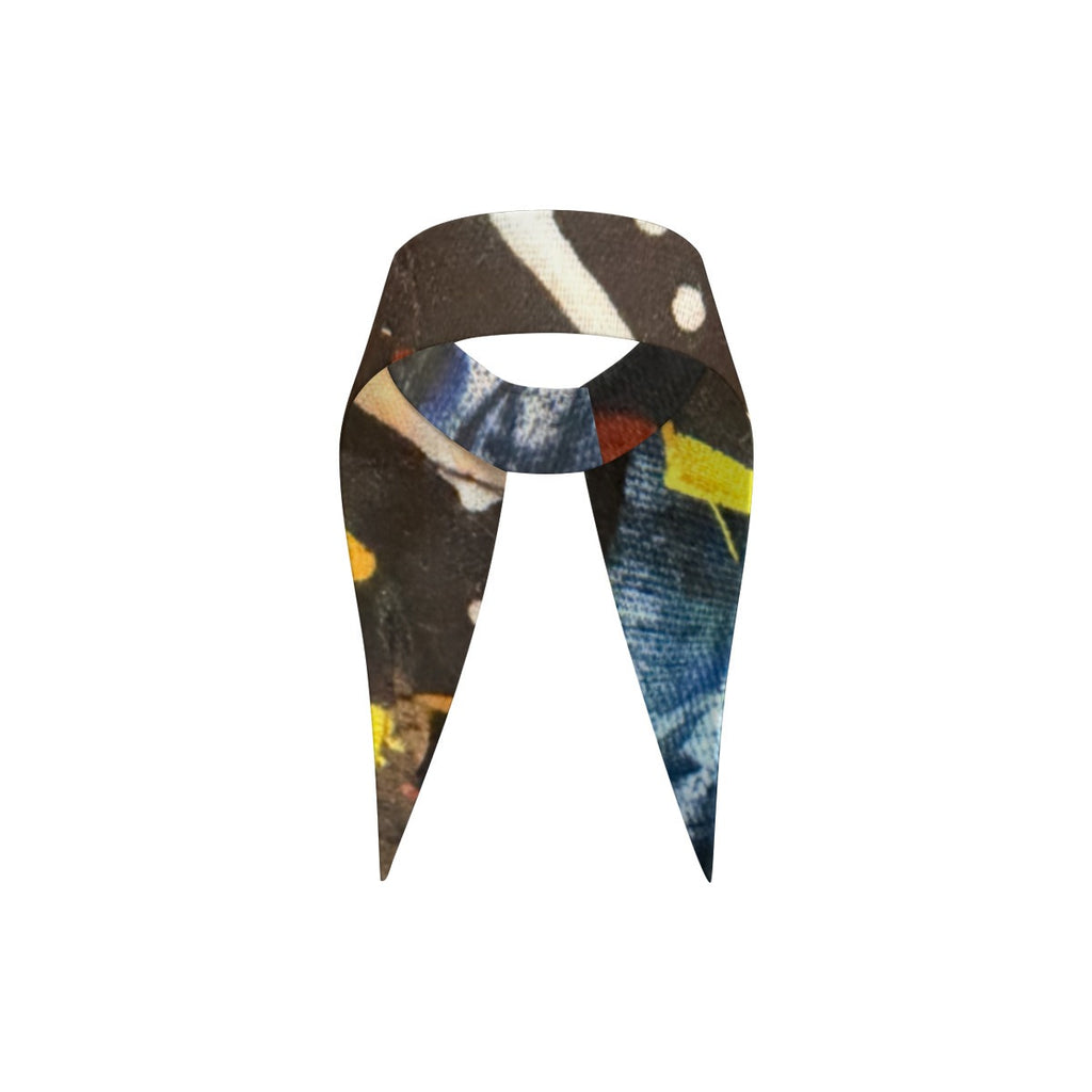 All-Over Print Detachable Fashion Shirt Collar
