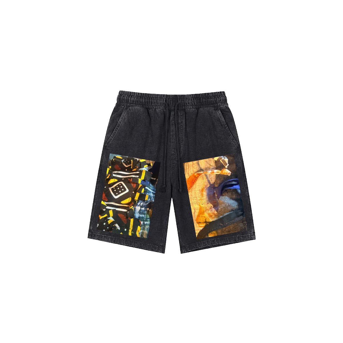 Men’s Vintage Wash Drawstring Shorts|350GSM DTG