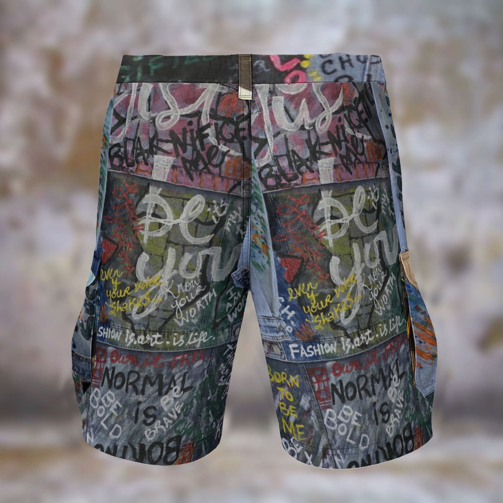 All-Over Print Men's Cargo Shorts