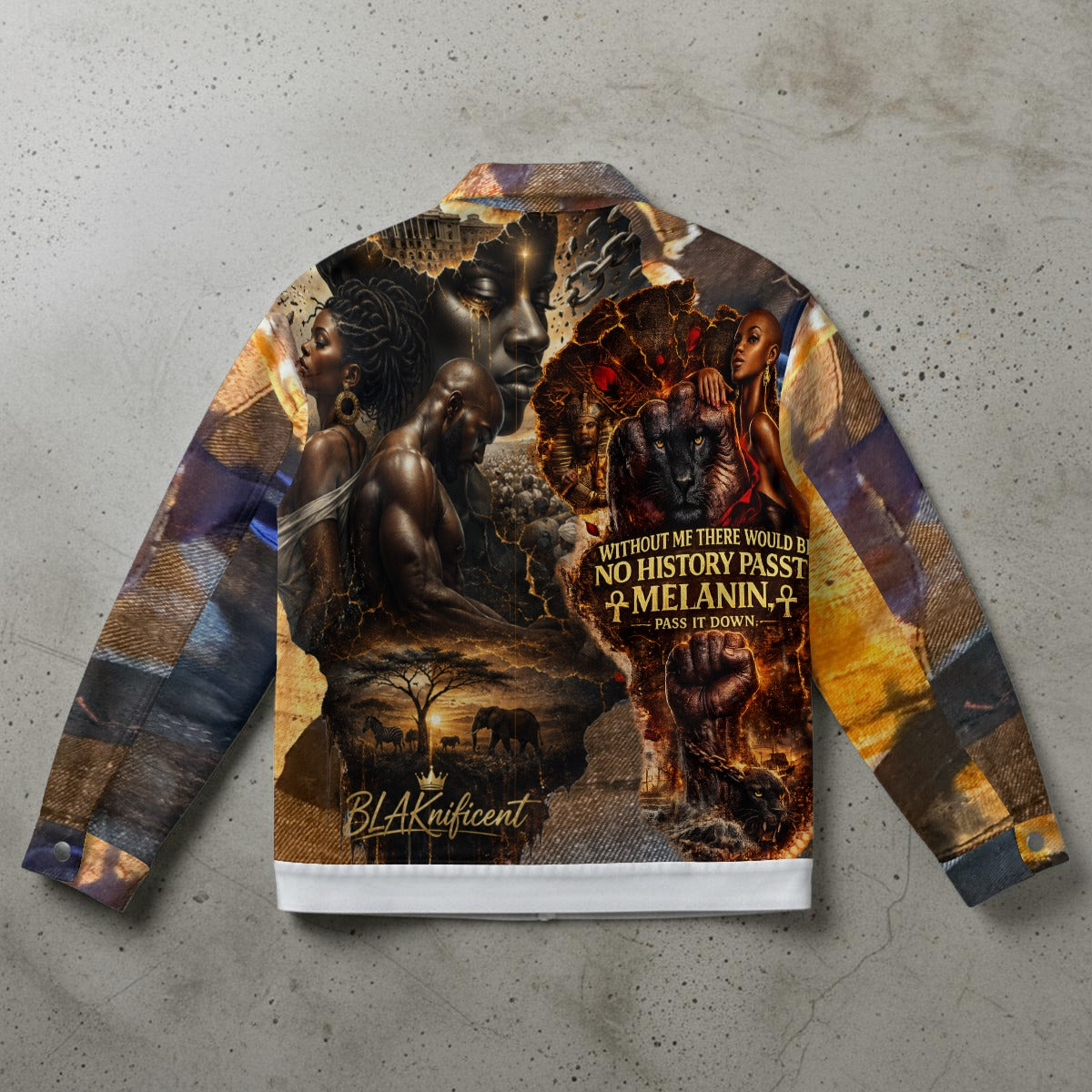All-Over Print Unisex Collared Jacket