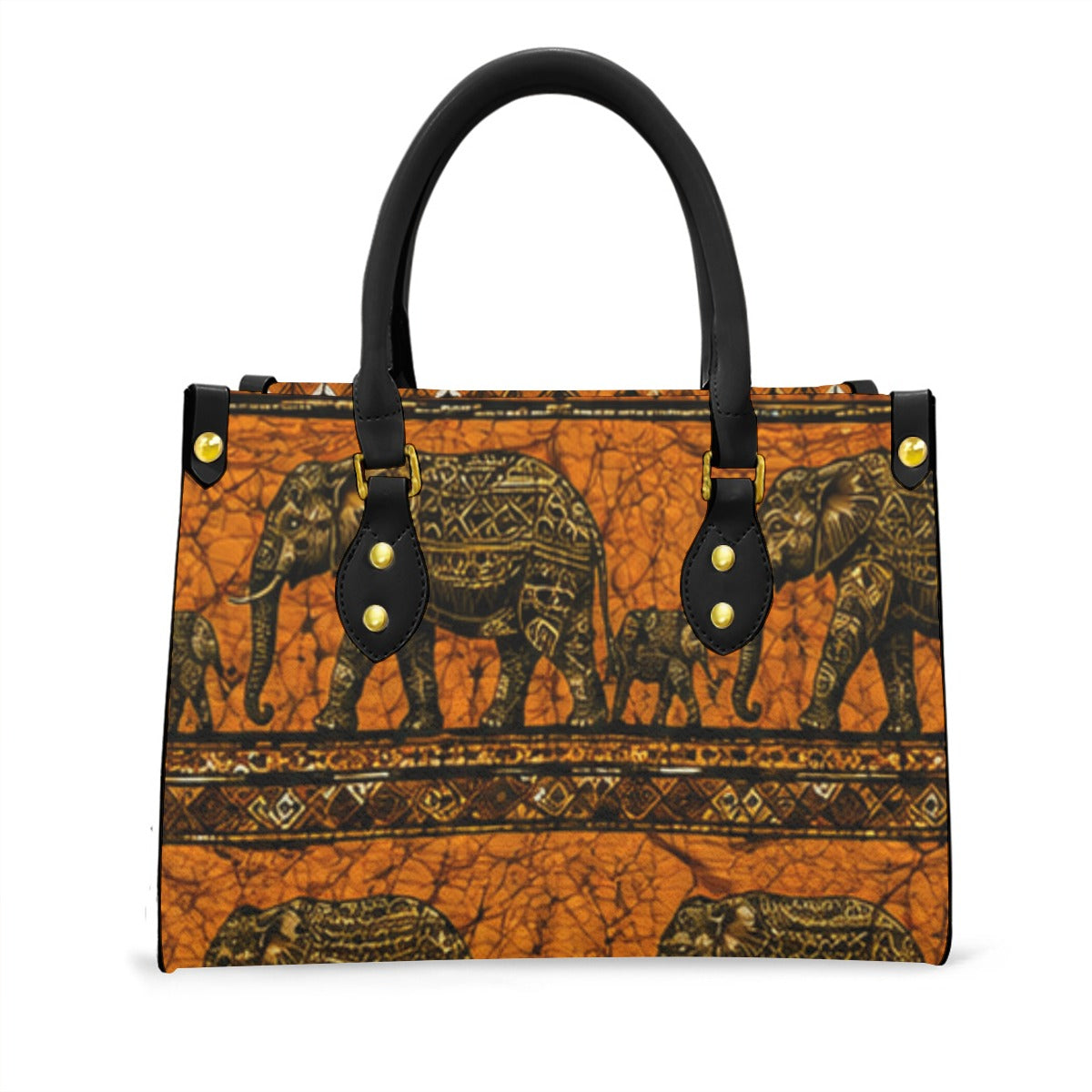 Women's Tote Bag With Black Handle