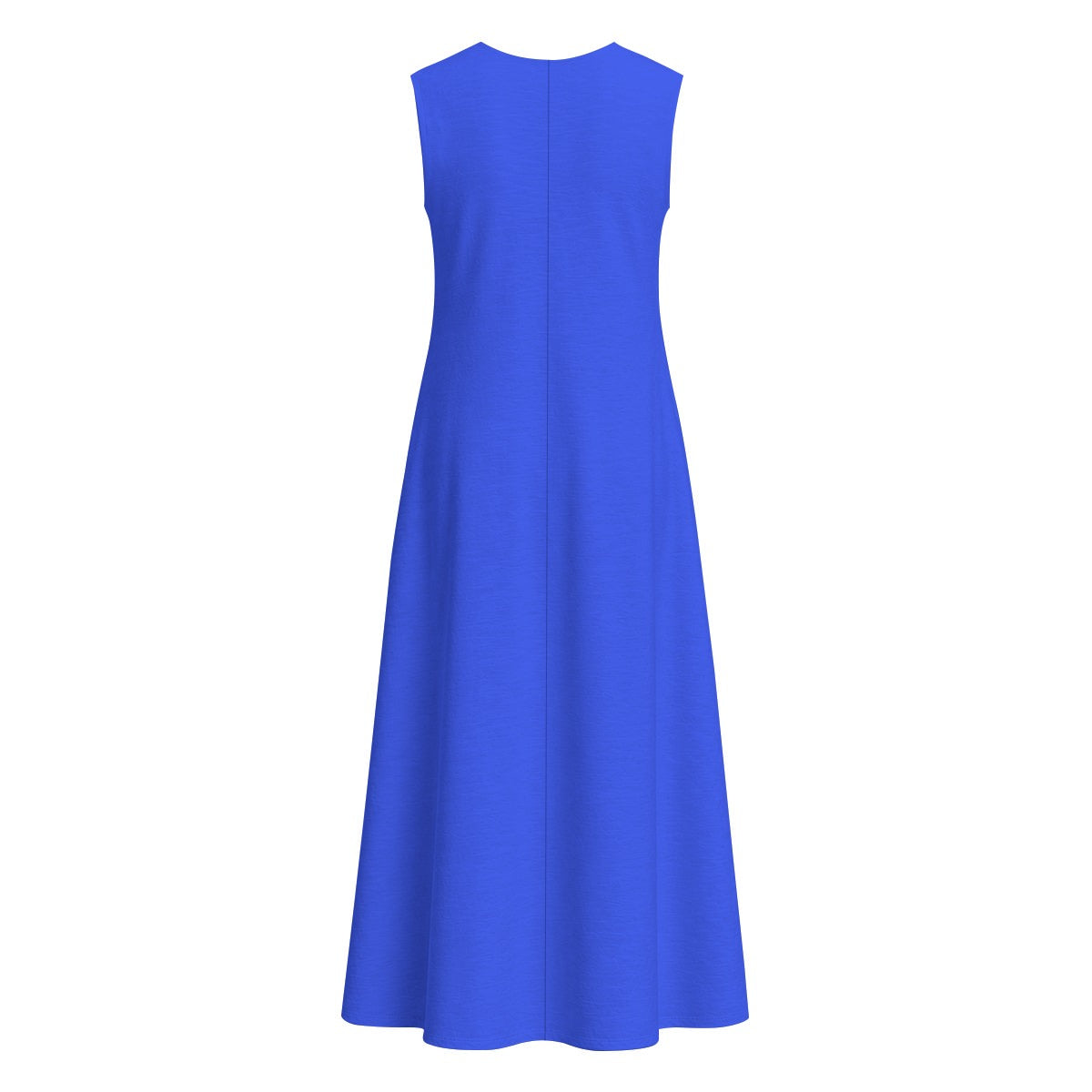 All-Over Print Women's Sleeveless Dress With Pocket|140GSM Slub Cotton