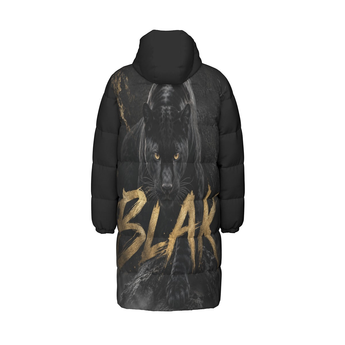All-Over Print Unisex Long Down Jacket