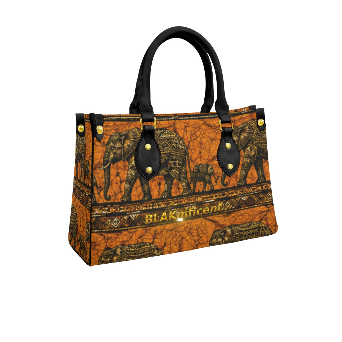 Women's Tote Bag With Black Handle