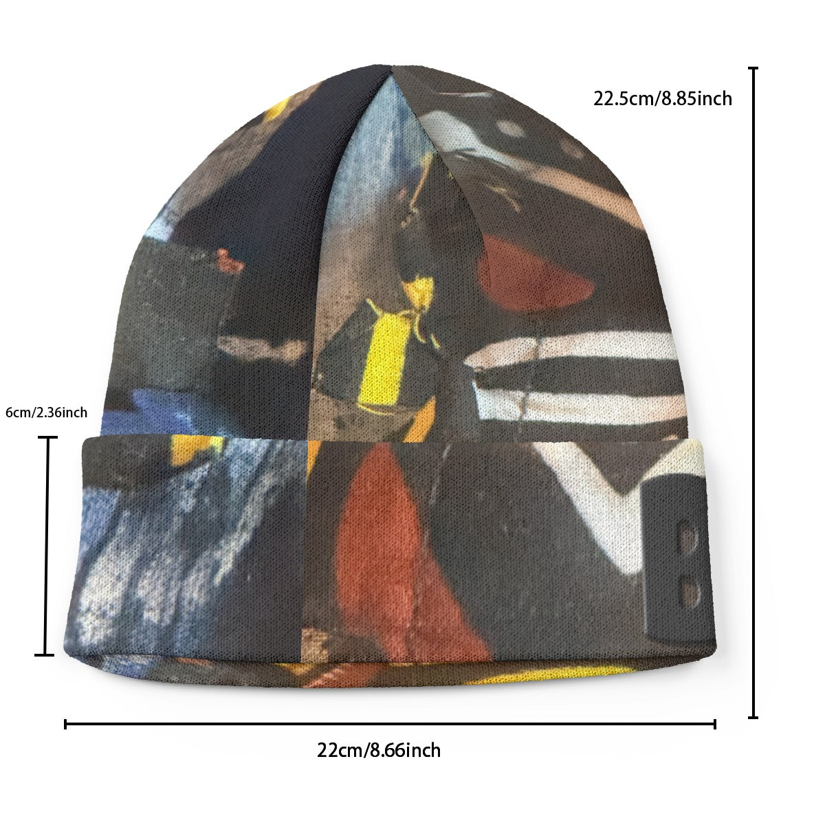 All-Over Print Knitted Hat
