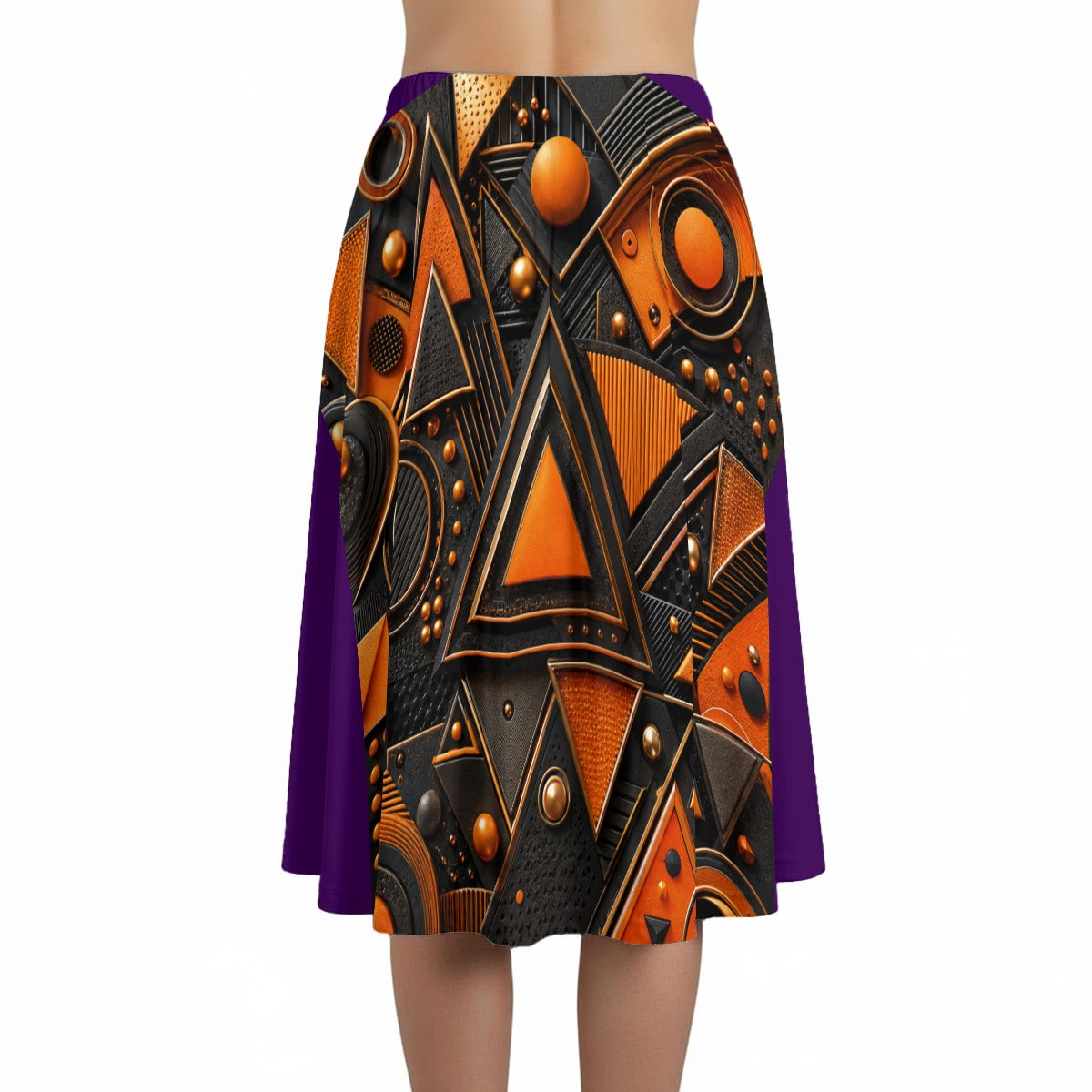 All-Over Print Women's Long Maxi Skirt With Pockets