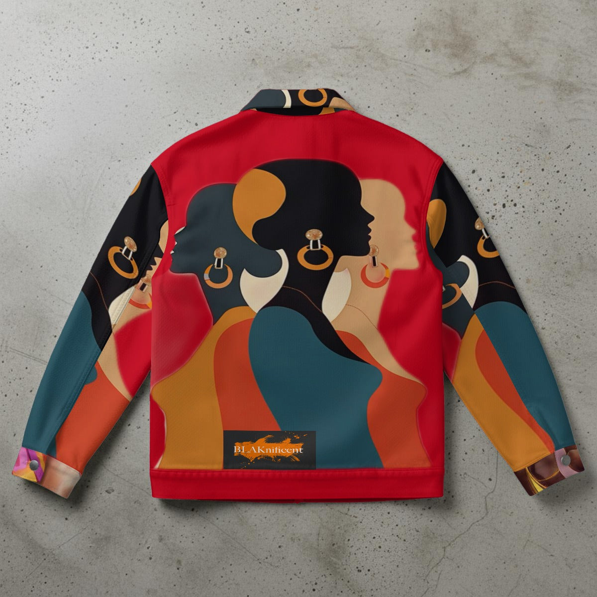All-Over Print Unisex Collared Jacket