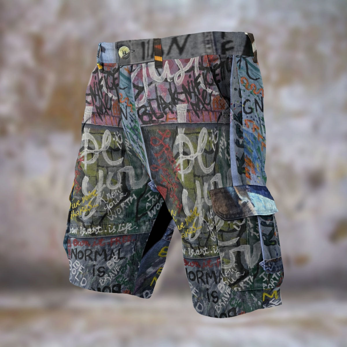 All-Over Print Men's Cargo Shorts