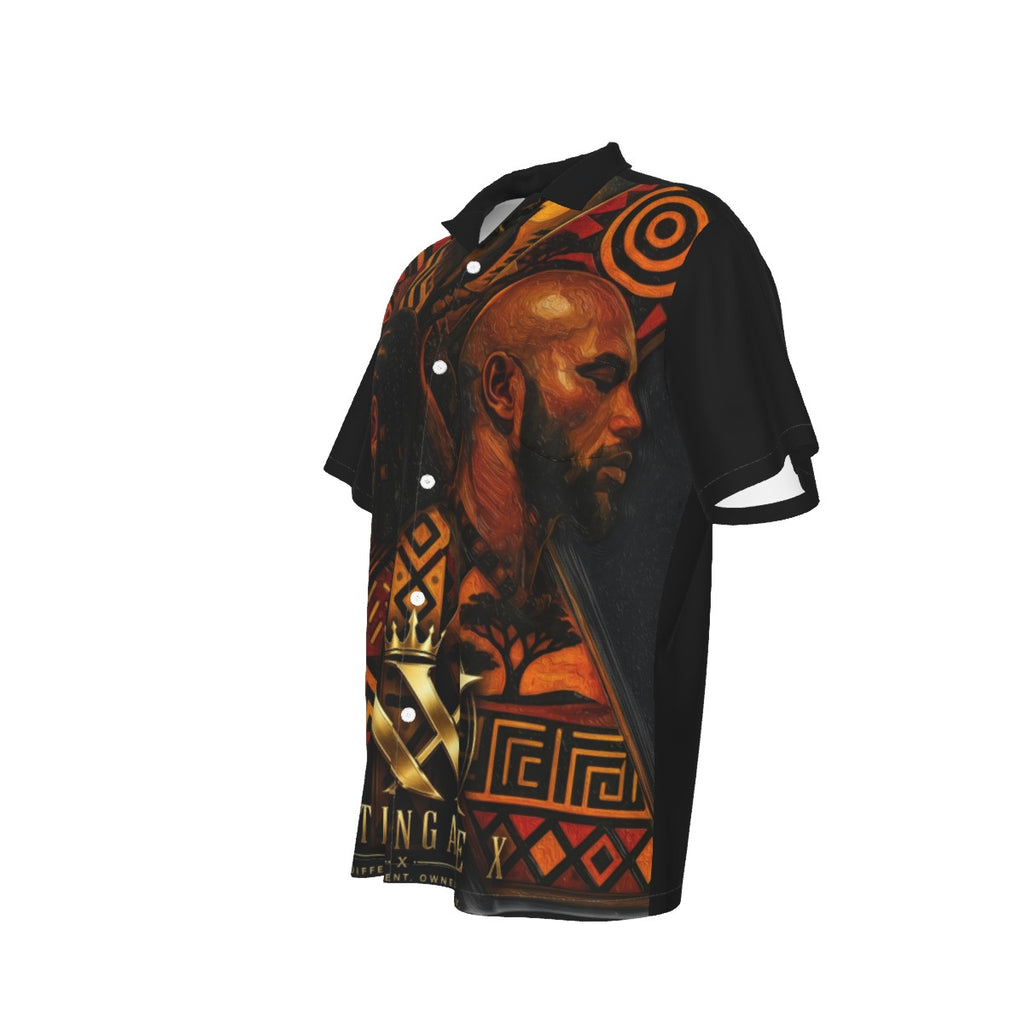 All-Over Print Men's Hawaiian Shirt With Pocket
