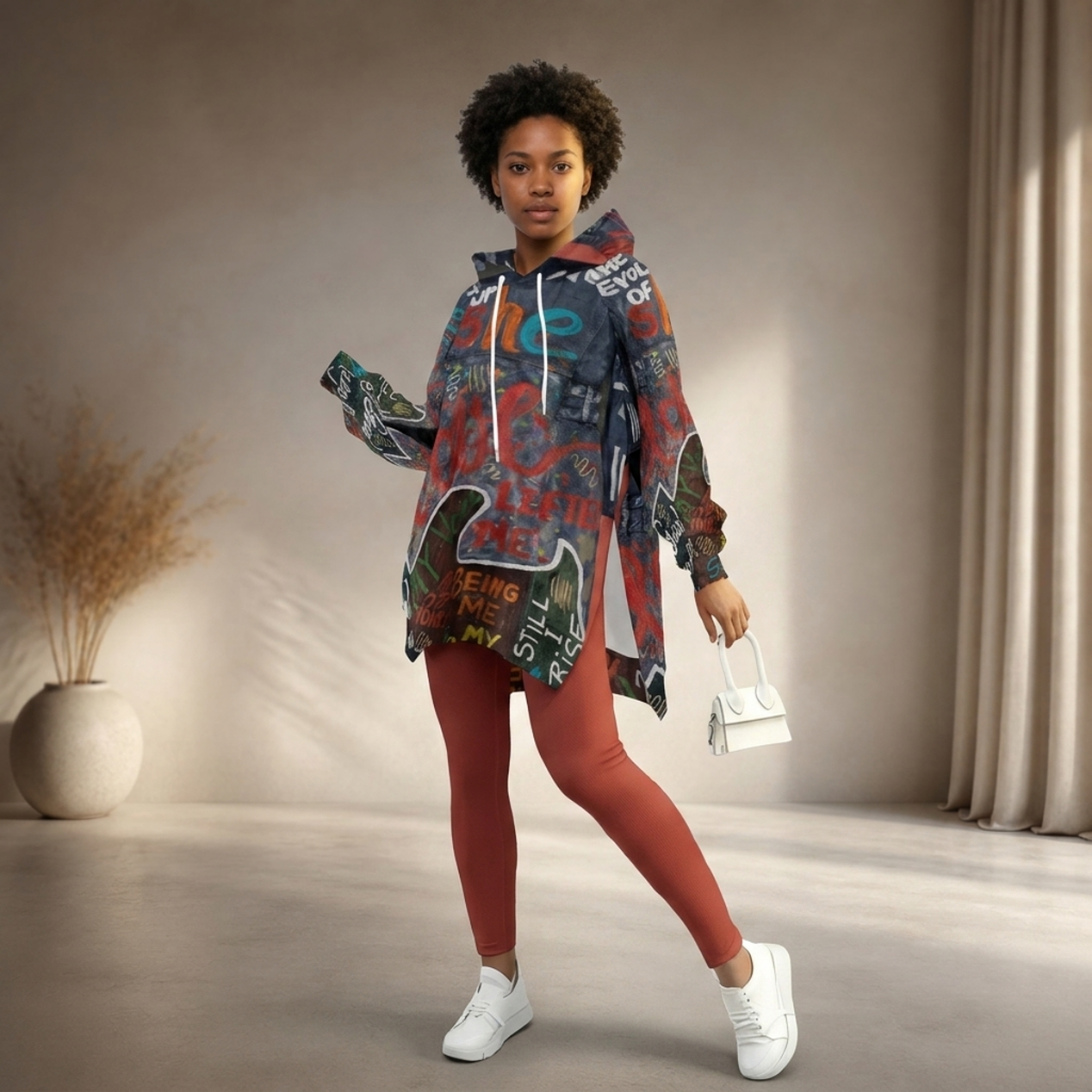 All-Over Print Women's Stretch Hoodie Set