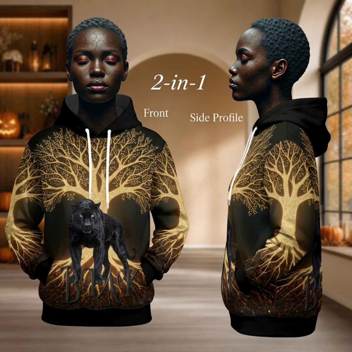 All-Over Print Unisex Pullover Hoodie | 310GSM Cotton