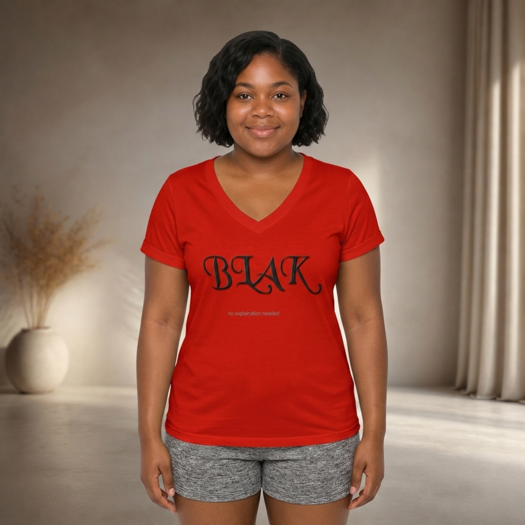 All-Over Print Women‘s V-neck T-Shirt|210GSM