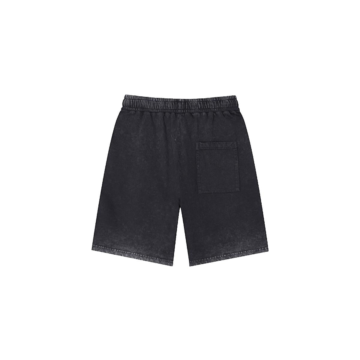 Men’s Vintage Wash Drawstring Shorts|350GSM DTG