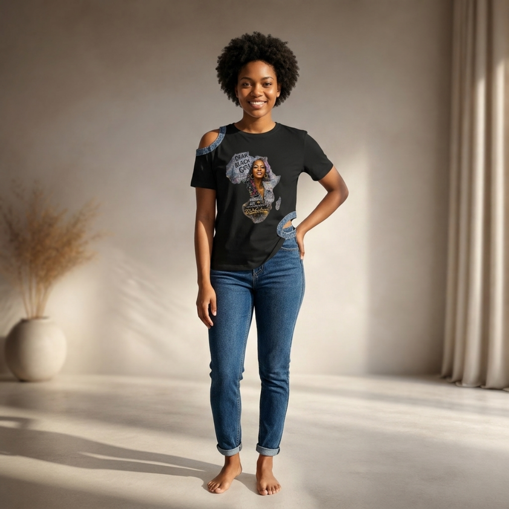 Women's Essential Crew Neck T-Shirt Printed in USA|180GSM Front DTF